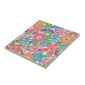 カラフルレトロボホフラワーガーリーヒッピー タイル (側面)