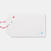 カラフルレトロメリーリトルクリスマス ギフトタグ (裏面横)