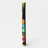 カラフルレトロモダン正方形パターン2 Case-Mate iPhoneケース (裏面/左)
