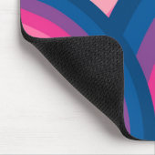 カラフルレトロレインボーサークル | マウスパッド (コーナー)