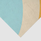 カラフルレトロレインボー抽象芸術波 薄葉紙 (詳細)