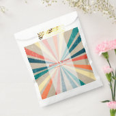 カラフルレトロレインボー日が差すこと結婚ズ フェイバーバッグ (封をした状態)