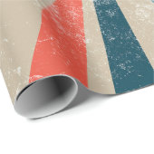 カラフルレトロレインボー日が差すこと ラッピングペーパー (ロールコーナー)