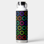 カラフルレトロ円 ウォーターボトル (正面)