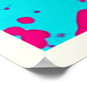 カラフルレトロ和平標識 ポスター (角)