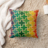 カラフルレトロ型枕 クッション (ブランケット)