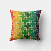 カラフルレトロ型枕 クッション (裏面)