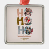 カラフルレトロ数々の写真 メタルオーナメント (正面)