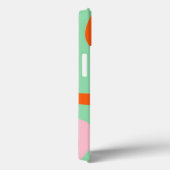 カラフルレトロ旋回溝Y2Kパターン Case-Mate iPhoneケース (裏面 / 右)