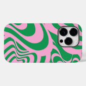 カラフルレトロ旋回溝Y2Kパターン Case-Mate iPhoneケース (裏面 (横))