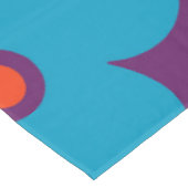 カラフルレトロ花パターン テーブルクロス (アングル)