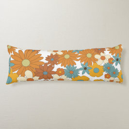 カラフルレトロ花柄 ボディピロー