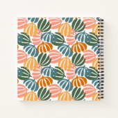 カラフルレトロ離れGROOVY植物学 ノートブック (裏面)