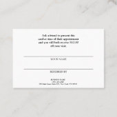 カラフルレトロ離れGROOVY植物紹介 名刺 (裏面)