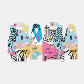 カラフルレトロ1990年代パターン フェイバーボックス (折り畳みなし)