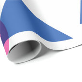 カラフルレトロ90sネオン幾何学形状 ラッピングペーパー (ロールコーナー)