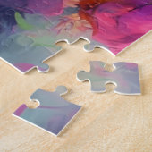 カラフルロシアの猫 ジグソーパズル (側面)