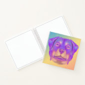 カラフルロットワイラー ノートブック (内部)