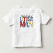 カラフルロデオママのLittle Man ママ息子お揃い トドラーTシャツ (正面)