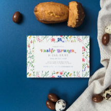 カラフルワイルドフラワーイースターブランチ&エッグ狩り