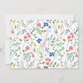 カラフルワイルドフラワーイースターブランチ&エッグ狩り 招待状 (裏面)