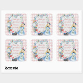 カラフルワンダーランド誕生日の魅惑のアリス スクエアシール (シート)