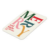 カラフルヴィンテージのクリスマス マグネット (左側)