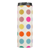 カラフルヴィンテージのジオメトリドット タンブラー (裏面)