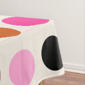 カラフルヴィンテージのジオメトリドット テーブルクロス (インサイチュ)