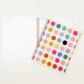 カラフルヴィンテージのジオメトリドット プランナー手帳 (ディスプレー)