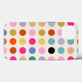 カラフルヴィンテージのジオメトリドット Case-Mate iPhoneケース (裏面 (横))