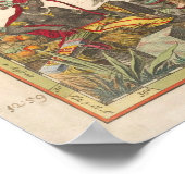 カラフルヴィンテージアフリカの地図， 1690 ポスター (角)