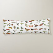 カラフルヴィンテージイラストレーション模様 ボディピロー (裏面)