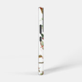 カラフルヴィンテージイラストレーション模様 SAMSUNG GALAXYケース (右側面)