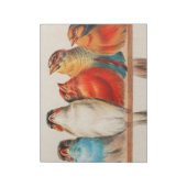 カラフルヴィンテージイラストレーション ノートパッド (回転)