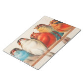 カラフルヴィンテージイラストレーション ノートパッド (アングル)