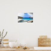 カラフルヴィンテージクレタ絵を描ギリシャ ポスター (キッチン)