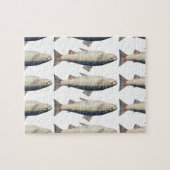 カラフルヴィンテージサケイラストレーション ジグソーパズル (横)