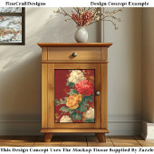 カラフルヴィンテージスタイルPeonies DM6L Decopage 薄葉紙