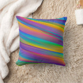 カラフルヴィンテージスペクトル波 | クッション (ブランケット)