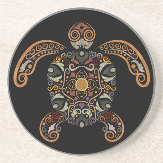 カラフルヴィンテージデザイン コースター (正面)