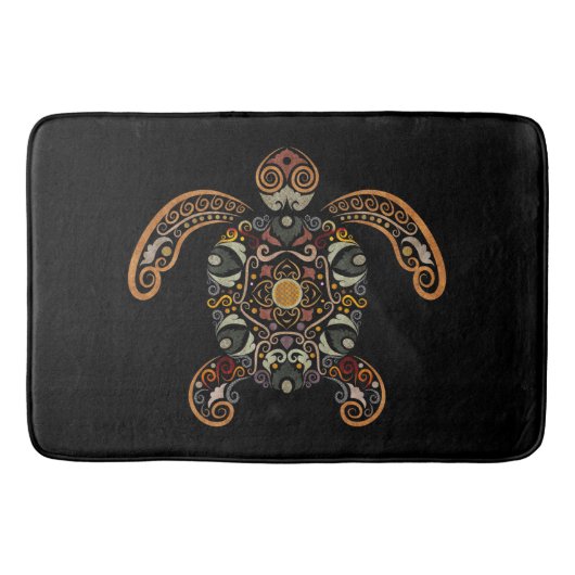 カラフルヴィンテージデザイン バスマット (正面)