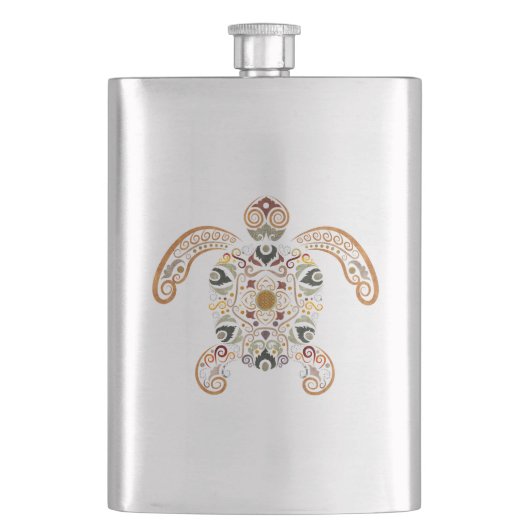 カラフルヴィンテージデザイン フラスク (正面)