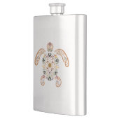 カラフルヴィンテージデザイン フラスク (左)