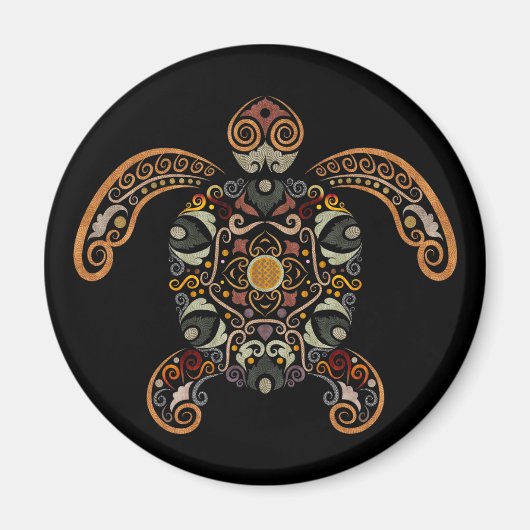 カラフルヴィンテージデザイン マグネット (正面)