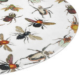 カラフルヴィンテージバグとカブトムシのパターン カッティングボード (角)