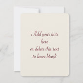 カラフルヴィンテージバードイラストレーションAny大事な行事 ノートカード (裏面)