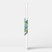 カラフルヴィンテージパイナップルイラストレーション。 Case-Mate iPhoneケース (裏面 / 右)