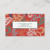 カラフルヴィンテージパターン名刺 名刺 (裏面)