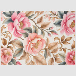 カラフルヴィンテージファブリックアートティッシュペーパー 薄葉紙